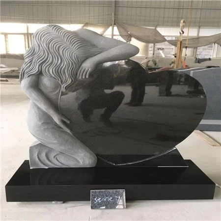Black Granite Gravestone