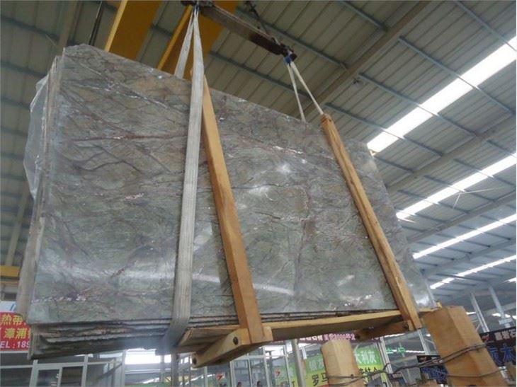indian green rain forest marble